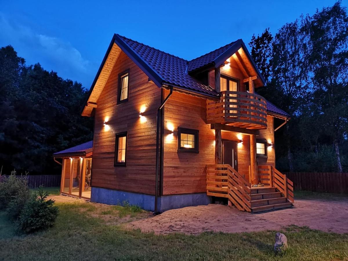 Villa Wypoczynek Na Mazurach U Sebka Łukta Exterior foto
