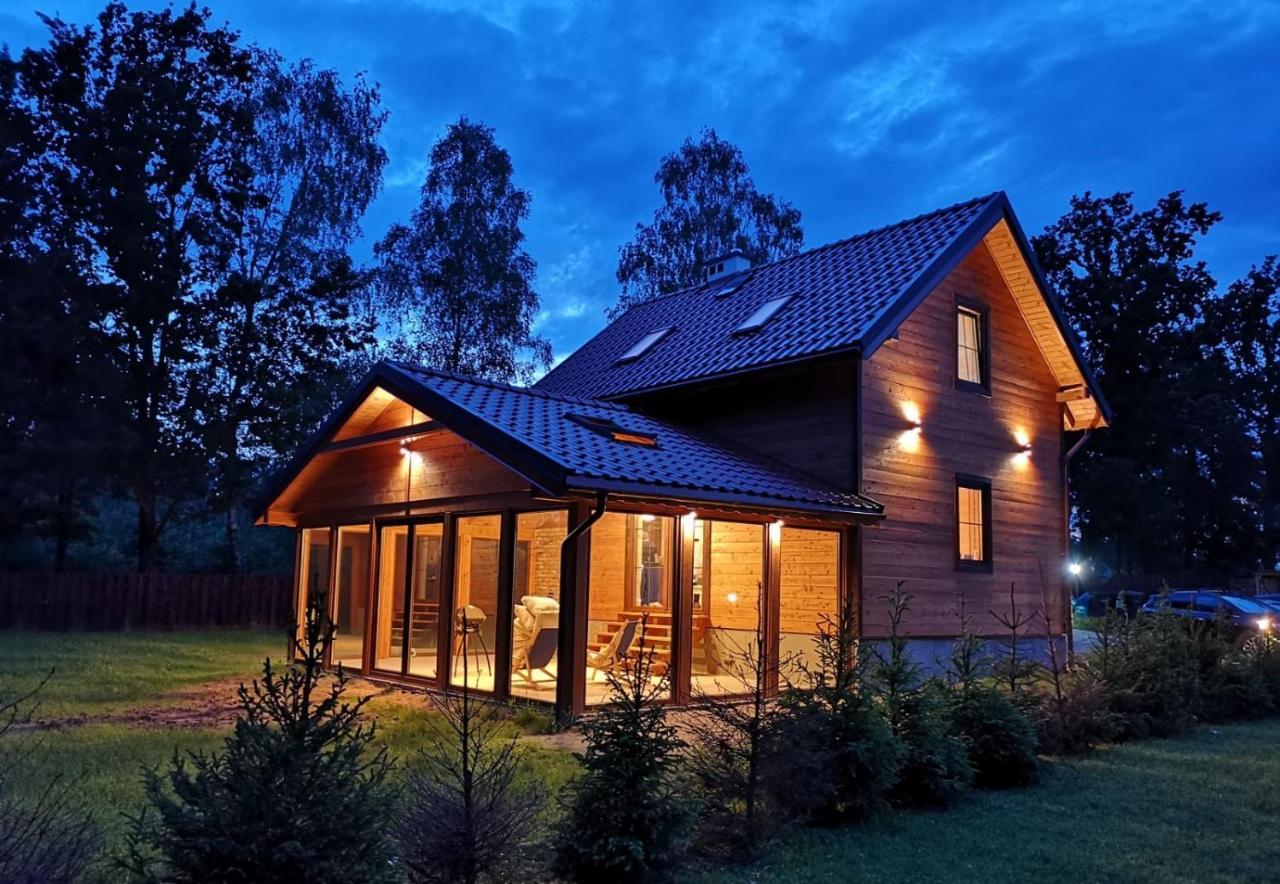 Villa Wypoczynek Na Mazurach U Sebka Łukta Exterior foto