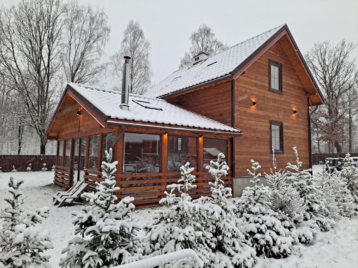 Villa Wypoczynek Na Mazurach U Sebka Łukta Exterior foto