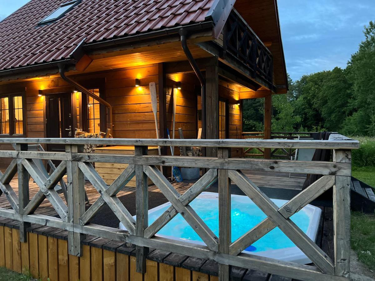 Villa Wypoczynek Na Mazurach U Sebka Łukta Exterior foto