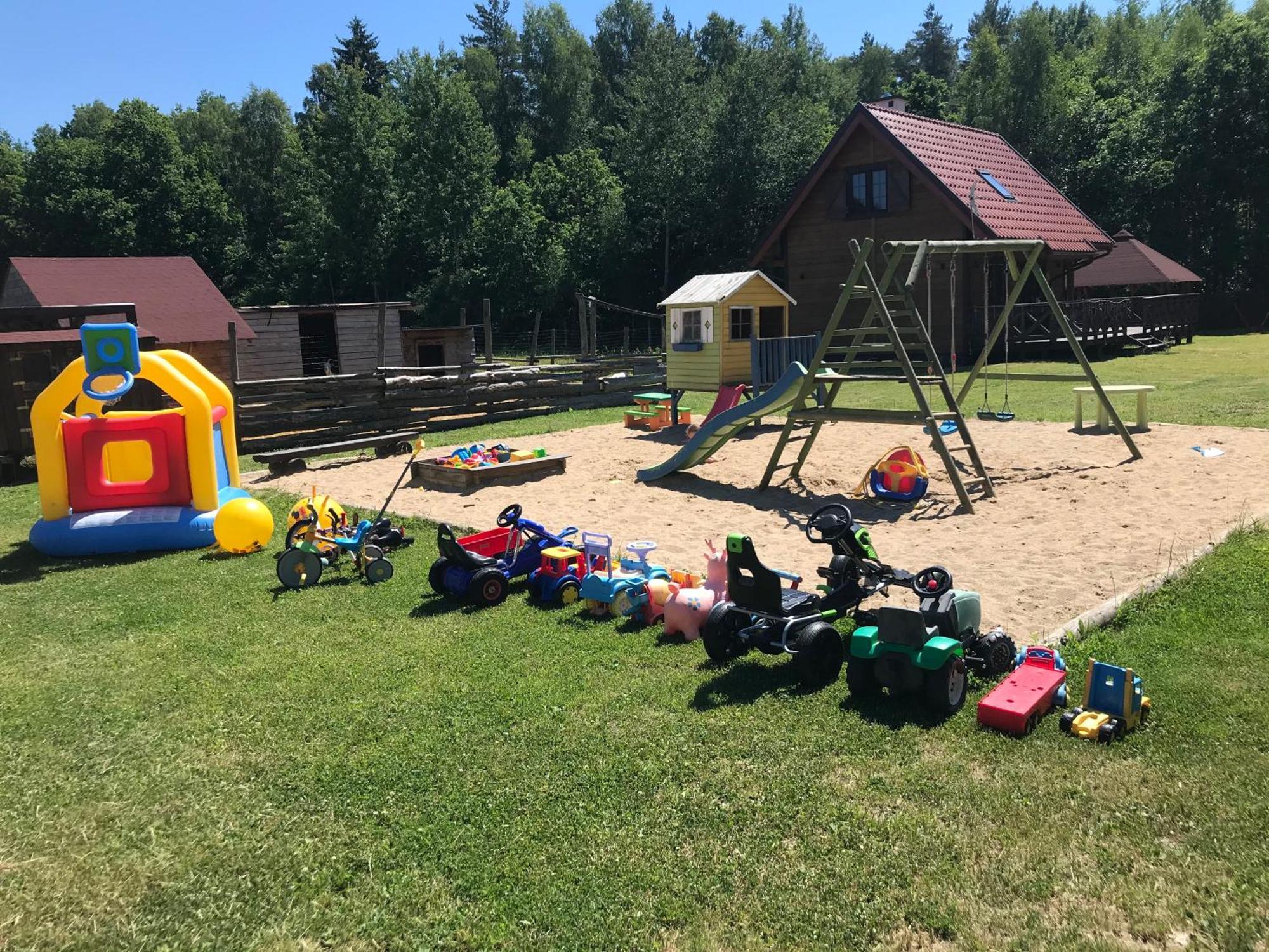 Villa Wypoczynek Na Mazurach U Sebka Łukta Exterior foto