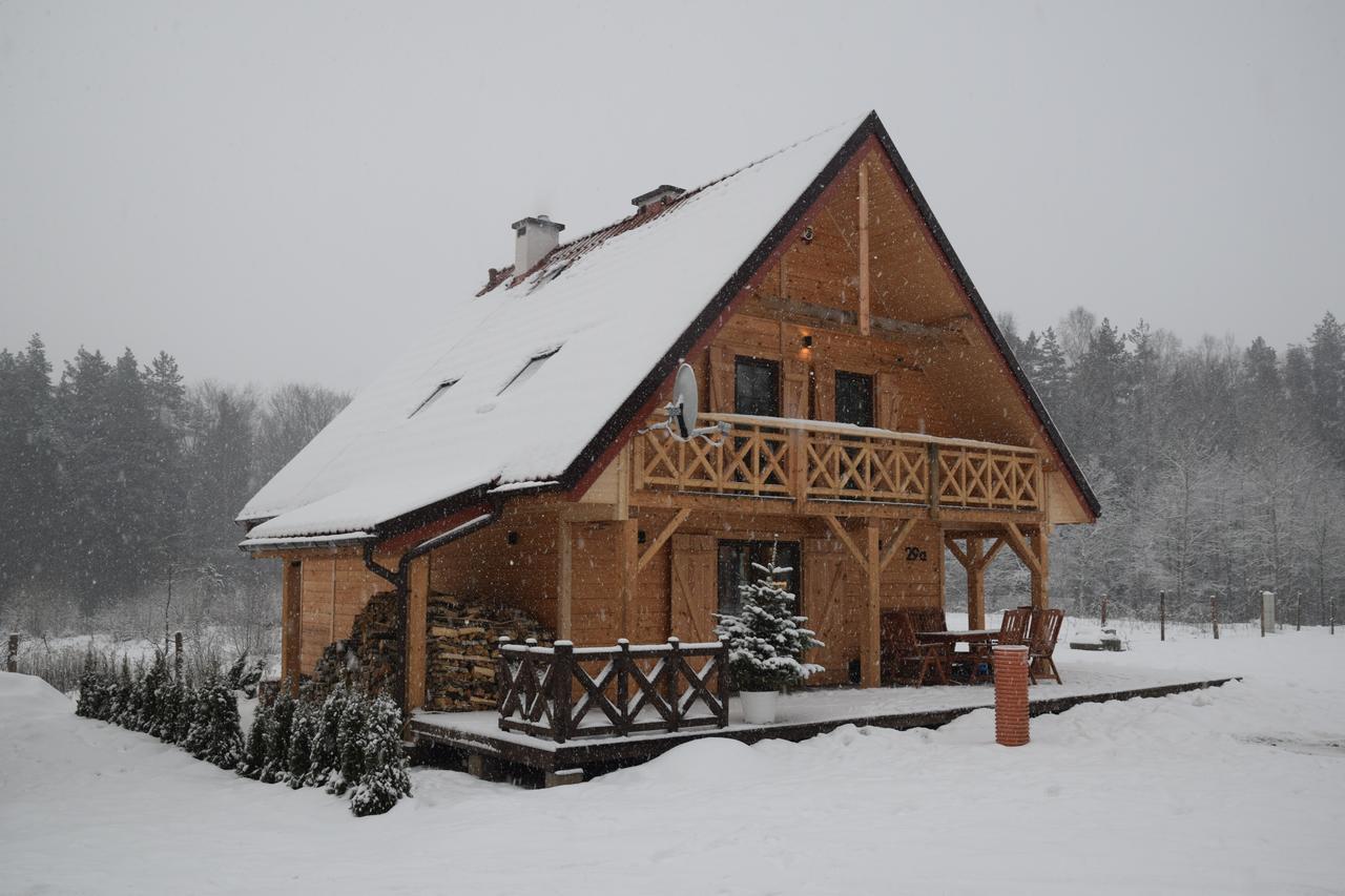 Villa Wypoczynek Na Mazurach U Sebka Łukta Exterior foto