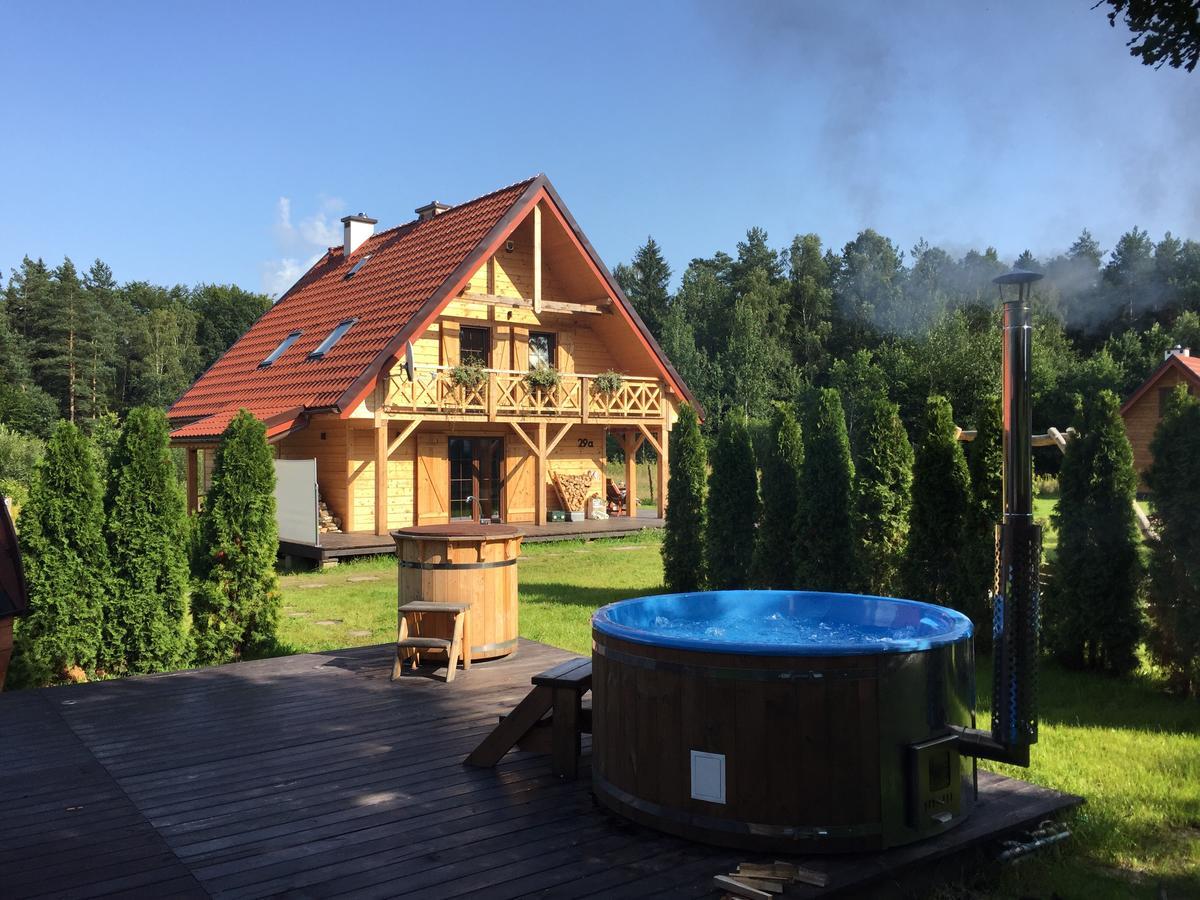 Villa Wypoczynek Na Mazurach U Sebka Łukta Exterior foto