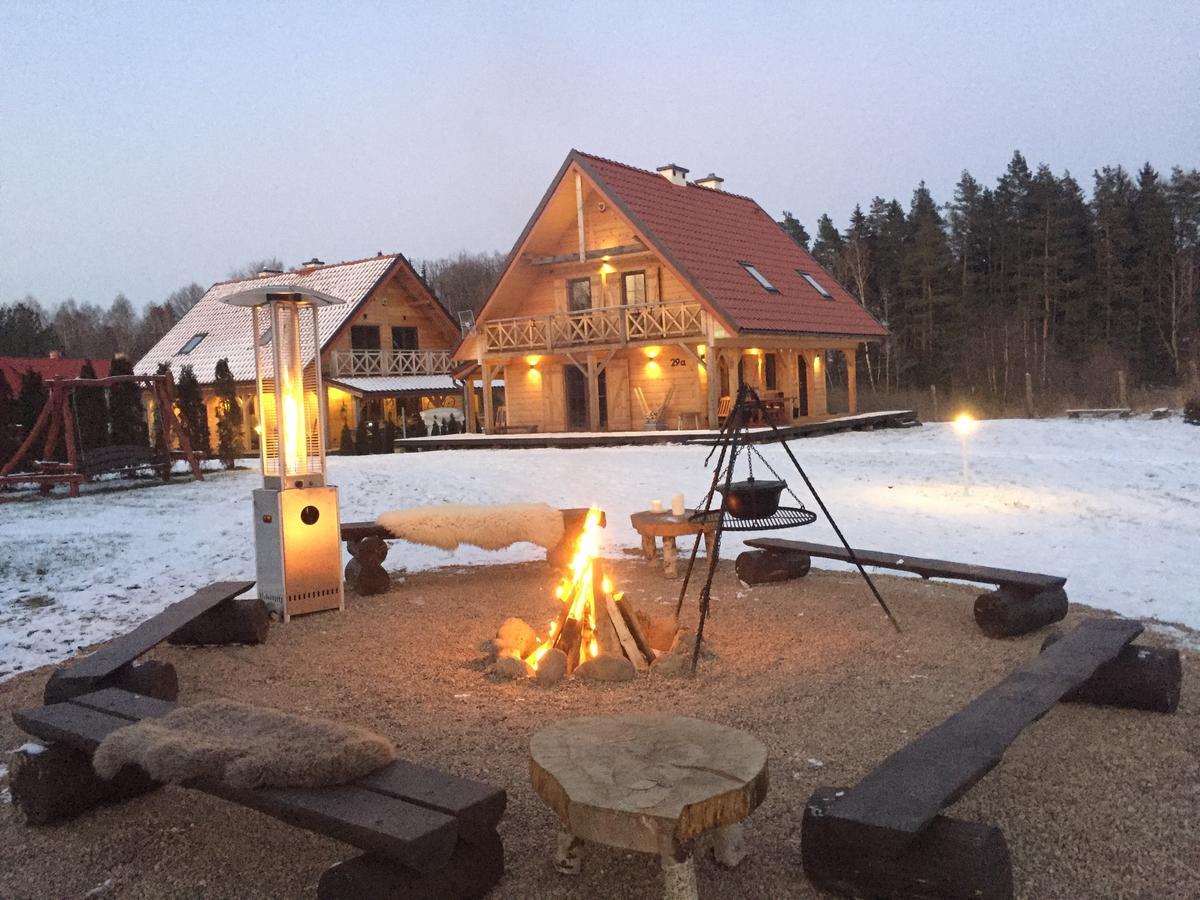 Villa Wypoczynek Na Mazurach U Sebka Łukta Exterior foto