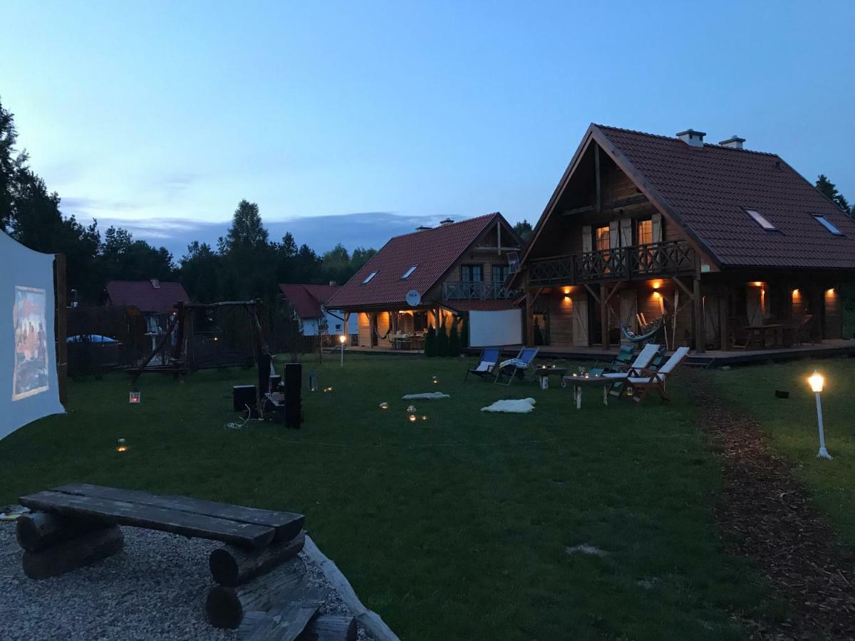 Villa Wypoczynek Na Mazurach U Sebka Łukta Exterior foto
